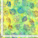 Tonga Royalty Batik TONGA-B1036 WASABI Monstera Leaves by Timeless Treasures