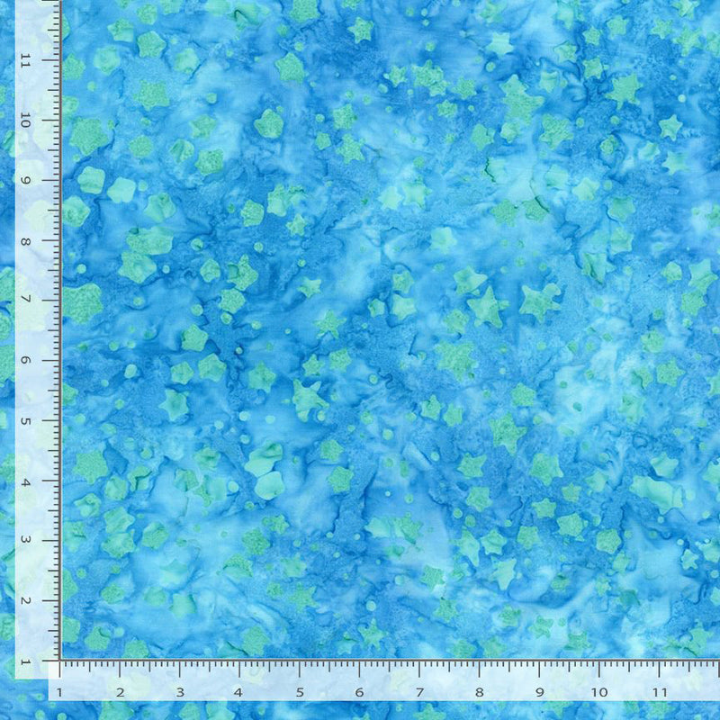 Tonga Royalty Batik TONGA-B2816 TURQUOISE USA Stars by Timeless Treasures