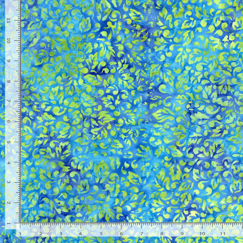 Tonga Royalty Batik TONGA-B3898 LAPIS Little Leaf by Timeless Treasures