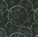Tonga Valley Blossom Batik TONGA-B8788 IRON Sonic Star & Rings by Judy and Judel Niemeyer for Timeless Treasures