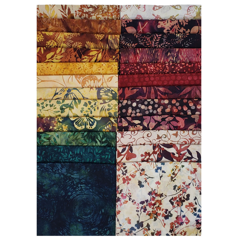 Toscana Fall Batik Fat Quarter Bundle