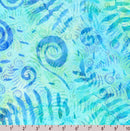 Totally Tropical Batik AMD-21315-333 Sea Glass by Lunn Studios for Artisan Batiks. Robert Kaufman Fabrics.