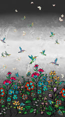 Tranquility CAJ-00010D DK GREY Single Border by Carla Joseph for International Textiles