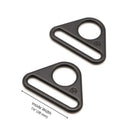 Triangle Ring Flat 1½ inch Black Metal Set of Two ByAnnie HAR1.5-TR-BM-TWO
