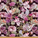 Tropic Walk W5446-711 Deep Fuchsia by Hoffman Fabrics