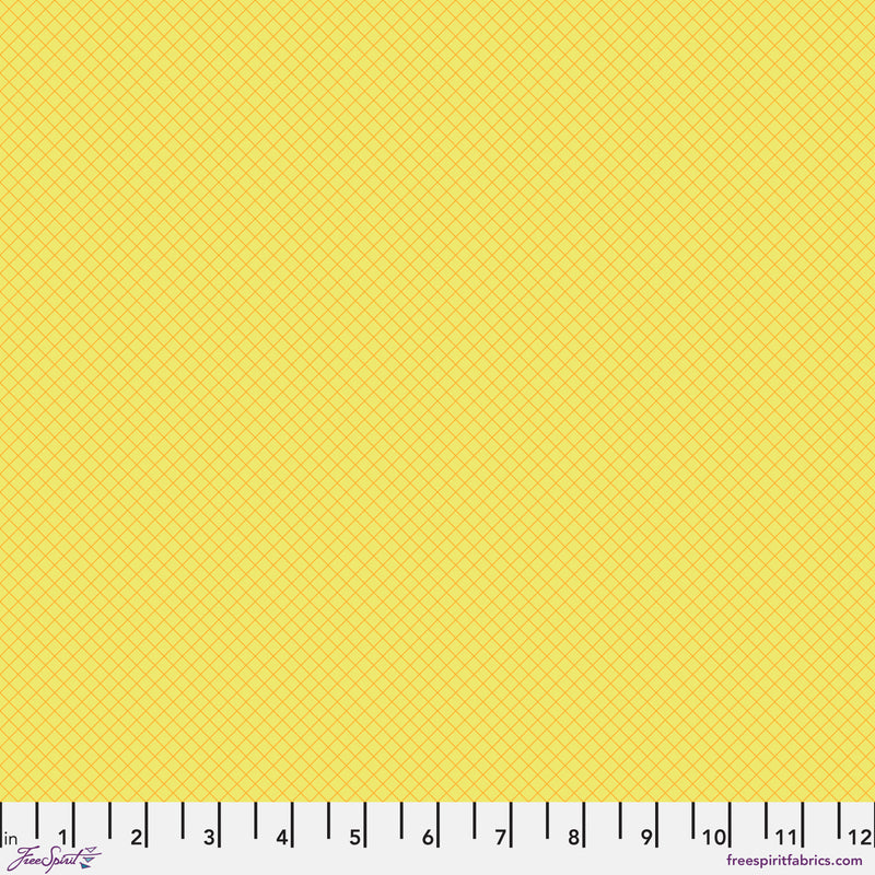 True Colors 2025 PWTP255.HIGHLIGHTER On the Grid by Tula Pink for FreeSpirit