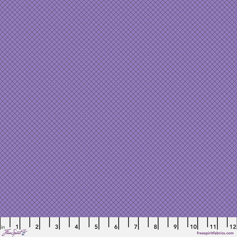 True Colors 2025 PWTP255.MYSTERIOUS On the Grid by Tula Pink for FreeSpirit
