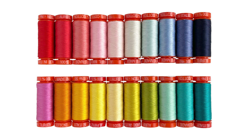 Tula Pink Besties 20 Small Spool Thread Collection