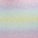Tula Pink Floral Reef Making Waves Half Yard Cut Vinyl has gradient pastel pattern with swirls and waves.