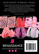 Tula Pink Full Moon Forest II Designer Ribbon Pack Honey DP-133 FMF II Honey by Renaissance Ribbons.