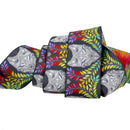 Tula Pink Graywork - Wolf of Pink Street in Carbon 51mm (2") Wide Ribbon TK-137/51mm Col 01 by Renaissance Ribbons