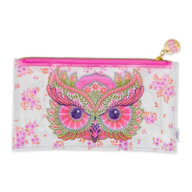 Tula Pink Hootie Pencil Pouch front side