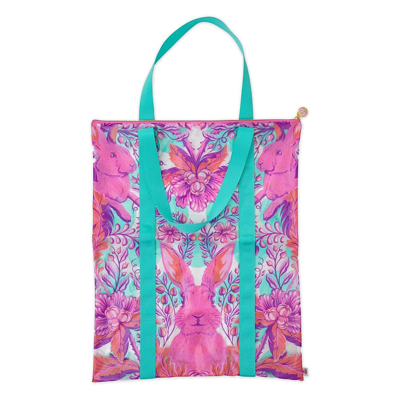 Front of  Tula Pink Hoppy Go Lucky Project Tote