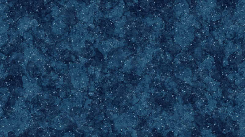 Tundra Crossing DP28299-48 Navy Snow Texture by Deborah Edwards and Melanie Samra for Northcott.