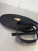 Cotton Twill Tape 13mm (1⁄2") Wide - Black image of roll