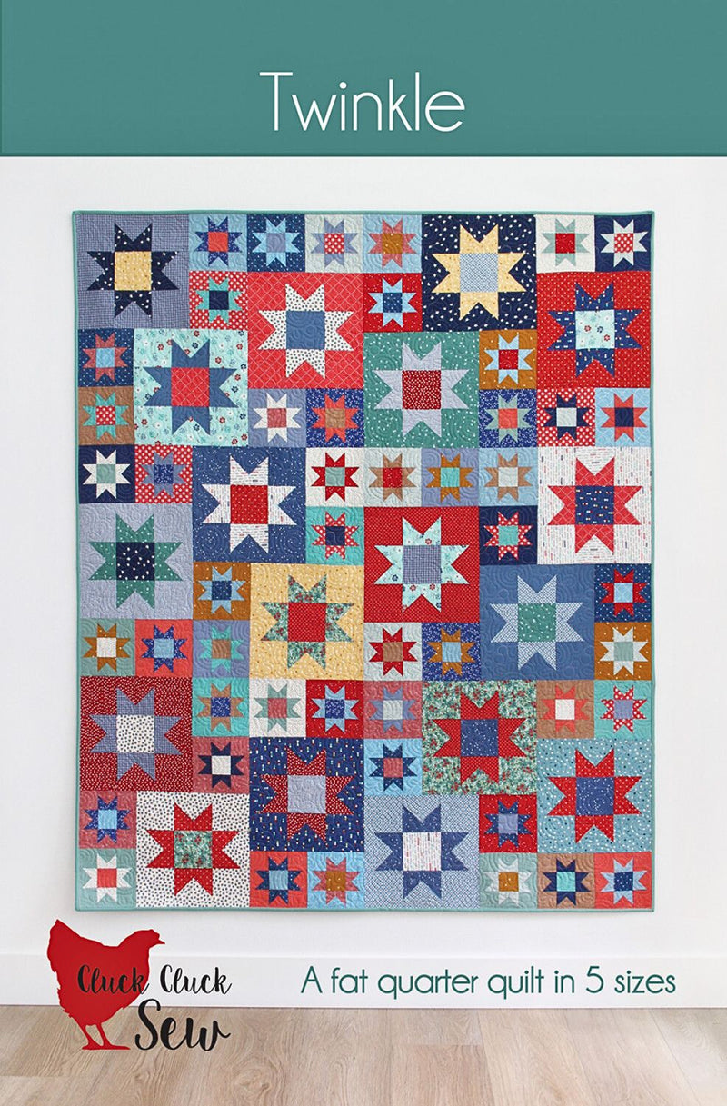 twinkle quilt pattern front cover