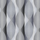 Twisted Ribbons 108" 3340W-90 Gray by Color Principle for Henry Glass.