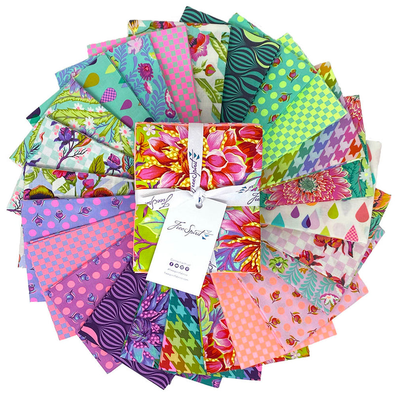 Untamed Fat Quarter Bundle FB4FQTP.UNTAMED by Tula Pink for FreeSpirit