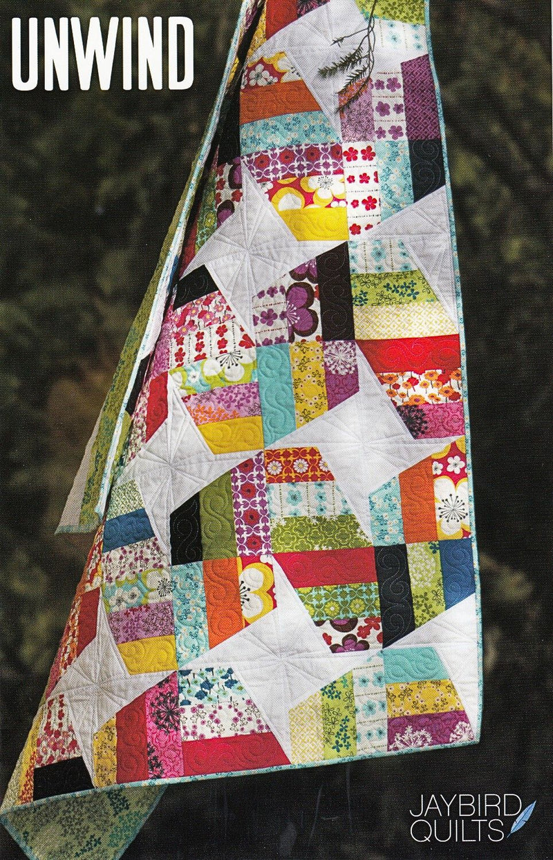 Unwind Quilt Pattern Jaybird Quilts JBQ104