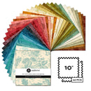 Vermont 10 Inch Square 10-VERM-42 by Edyta Sitar for Andover Fabrics