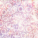 Violet and Pink Skies Batik V2538-482 Cotton Candy by Hoffman Fabrics.