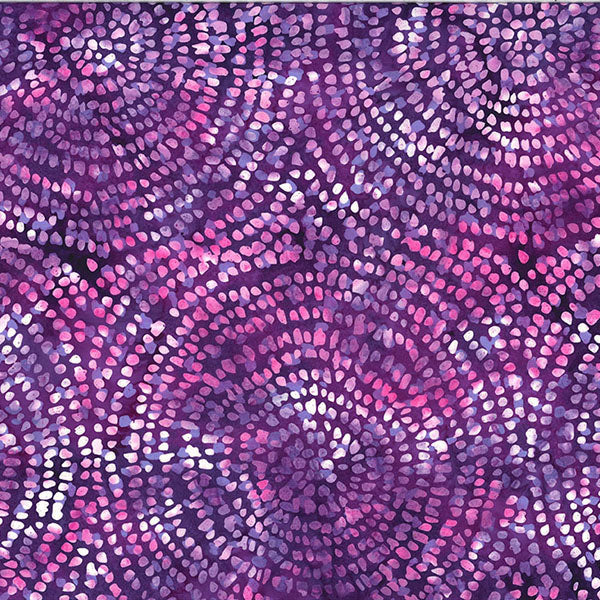 Violet Rays Batik T2441-437 Pansy by Hoffman Fabrics
