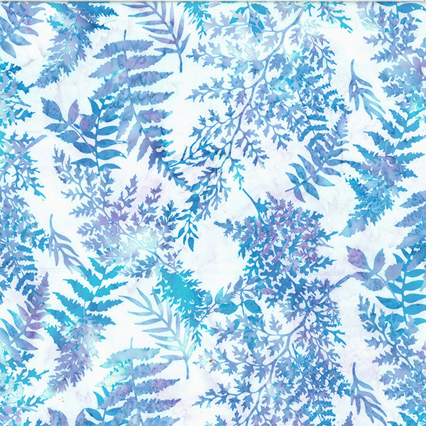 Wading in Waters Batik U2489-462 Dewdrop by Hoffman Fabrics