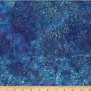 Wading Waters Batik W2612-230 Sapphire by Hoffman Fabrics