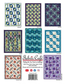 Weekend 3-Yard Quilts back cover showing "Fabric Cafe" branding at the bottom.