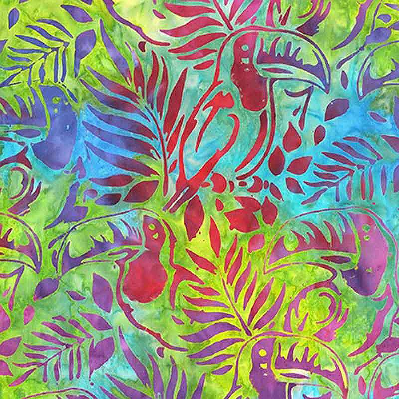 Welcome to Paradise Batik AMD-20316-237 Bermuda by Lunn Studios for Robert Kaufman