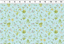 When I'm Big Y2873-32 Light Aqua Spring Flowers by Clothworks