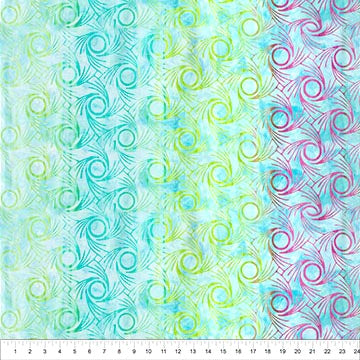 Whirlpool Batik 83202-621 Tropical Splash Movement by Banyan Batiks by Northcott