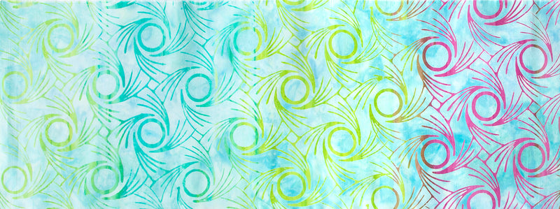 Whirlpool Batik 83202-621 Tropical Splash Movement by Banyan Batiks by Northcott