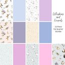 Whiskers and Friends Fat Quarter Bundle curated by Along Came Quilting