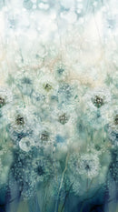 Whisper DP28701-68 Full Width Border Teal Multi by Deborah Edwards and Melanie Samra for Northcott