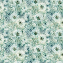 Whisper DP28702-64 Packed Seed Pods Md Teal Multi by Deborah Edwards and Melanie Samra for Northcott