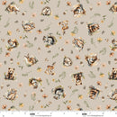 Wildwood Whimsy 3209-34 Acorn Brown Wildwood Friends by Juliah Tiedemann for Blank Quilting Corp.