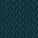 Willow Hollow 9989-77 Dk Blue Pear Orchard by Kim Diehl for Henry Glass