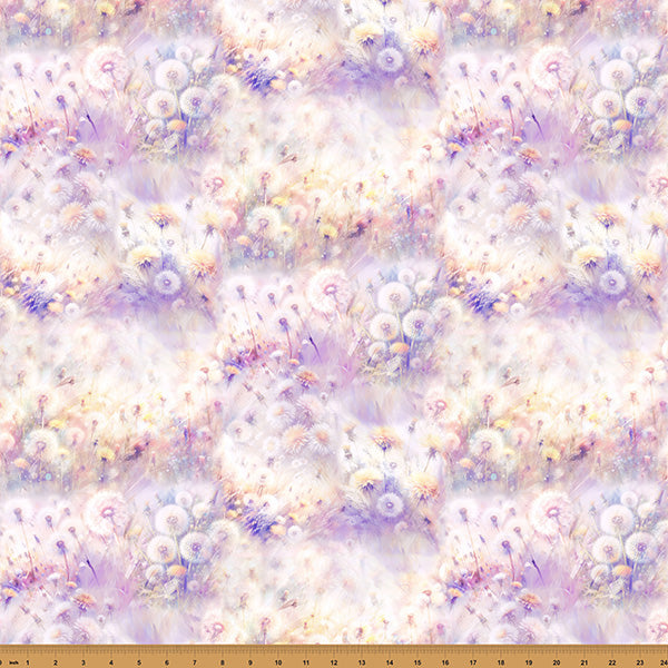 Wings Over Wildflowers X5703-564 Tupelo by Hoffman Fabrics