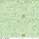 Winnie the Pooh C17001-GREEN Map by Echo Park Paper Co. for Riley Blake Designs