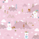 Winter Days Flannel SRKF-21747-119 Mauve by Lisa Glanz for Robert Kaufman Fabrics