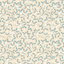 Winter in Bluebell Wood Flannel F43.1 Mistletoe on linen by Lewis & Irene