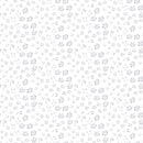 Winter White 7230-09 Gray Animal Tracks by Rebecca Canale for Studio e Fabrics