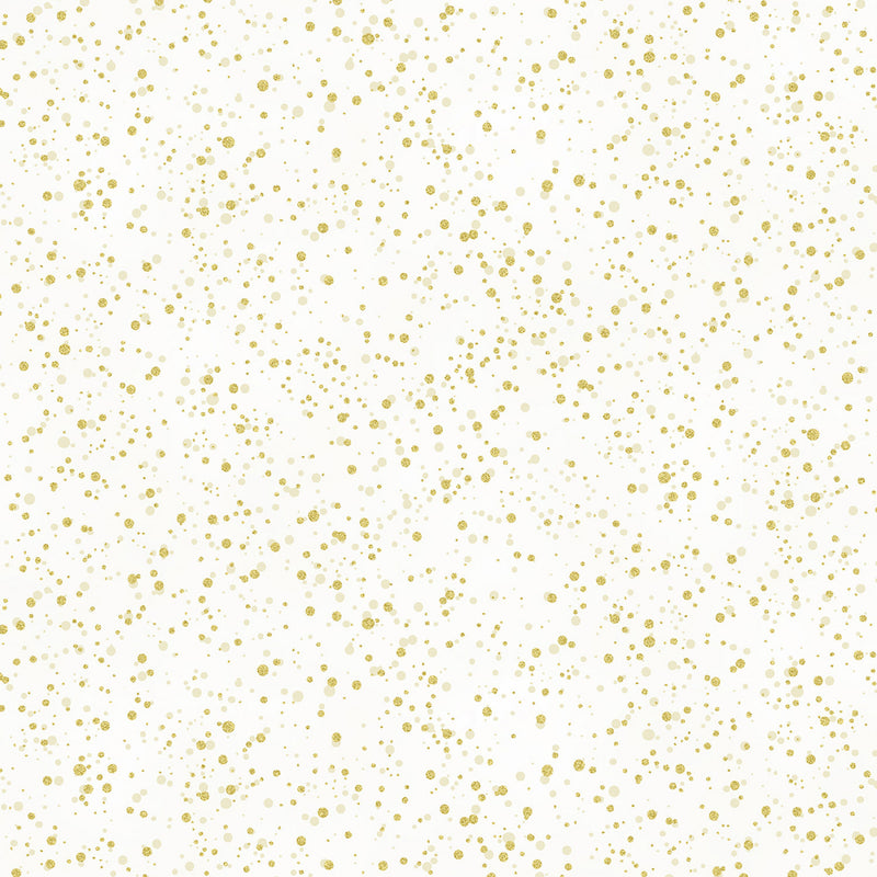 Winter's Eve W5362-20G Natural-Gold by Hoffman Fabrics