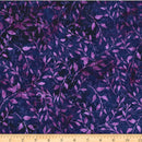 Wisteria Blooms Batik X2617-N45 New Grape by Hoffman Fabrics