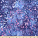 Wisteria Blooms Batik X2619-276 Sea Urchin by Hoffman Fabrics