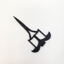 Primitive Witch Boots Embroidery Scissors - 3.625 Inch 