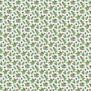 Woodland Woolies Flannel F27264-10 White Multi Pinecones by Deborah Edwards for Northcott