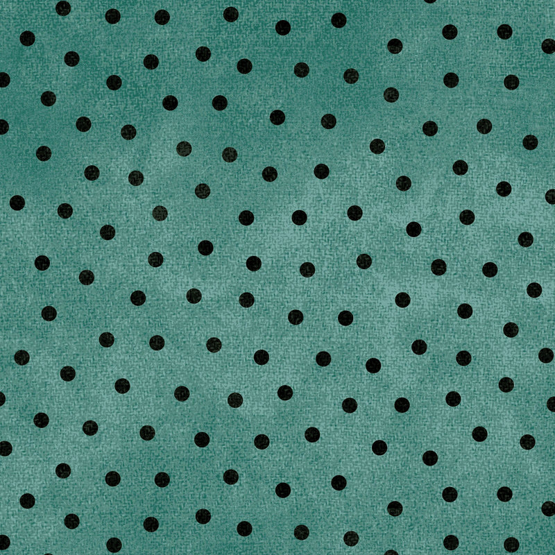 Woolies Flannel MASF18506-BG Teal Polka Dots by Bonnie Sullivan for Maywood Studio