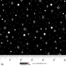 Written in the Stars - Glow 8453G-99 Black Stars by Perfect Palette for Studio e Fabrics